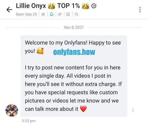 welcome message onlyfans|5 Unique Examples of a Welcome Message for your OnlyFans。